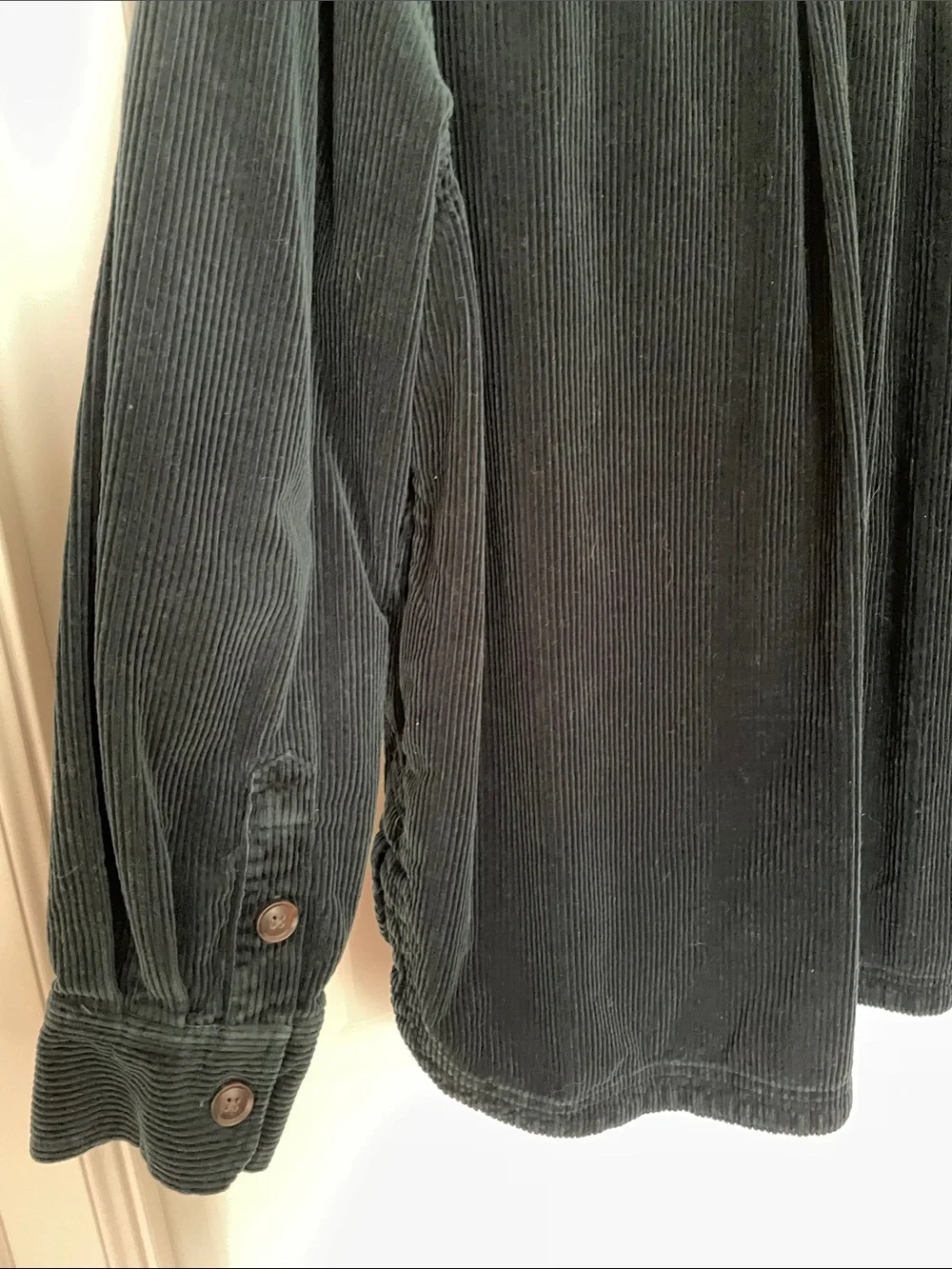 Madewell Kentwood Ancient Forest Corduroy Jacket Shirt Medium Button Up Pockets - Picture 8 of 15